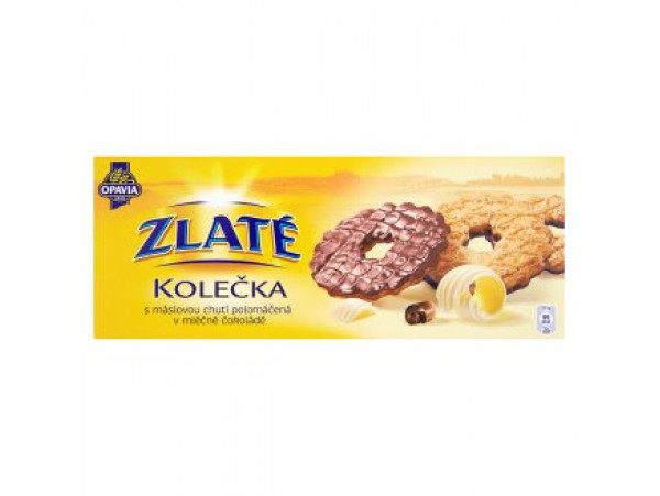 Opavia Zlaté печенье со сливочным маслом в молочном шоколаде 146 г